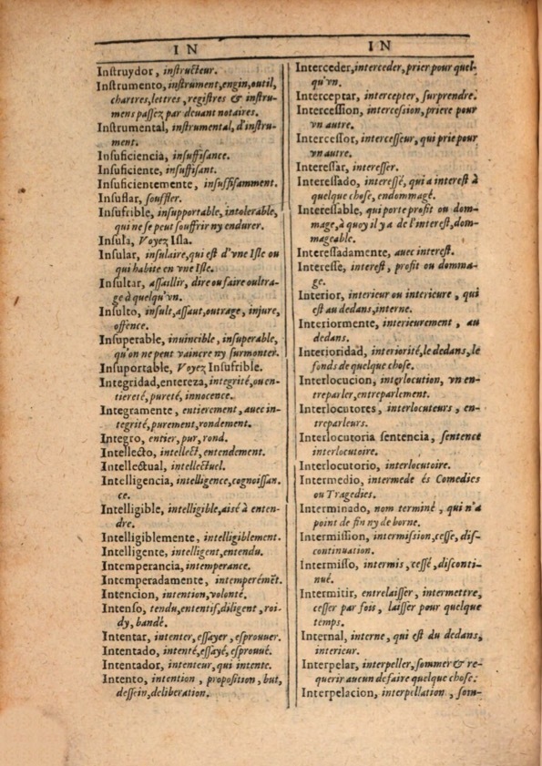 1607 - Marc Orry - Trésor des deux langues espagnole et française (Première et Seconde parties) - ÖNB Wien
