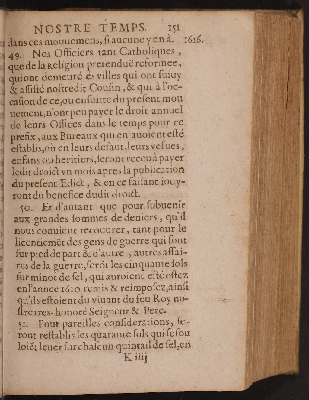 1626 - Joseph Bouillerot - Trésor de l’histoire générale de notre temps - BnF Arsenal