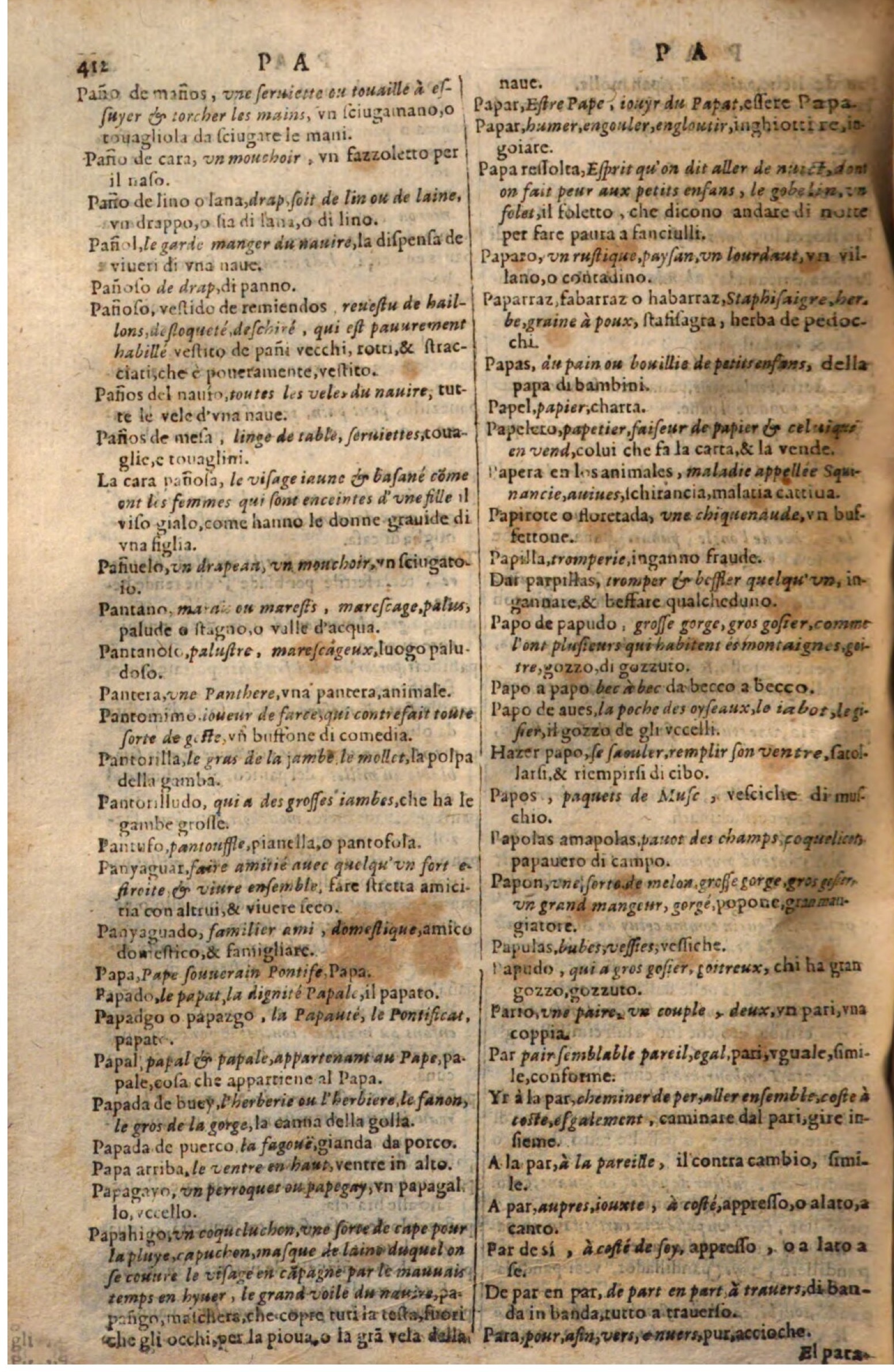 1644 - Jacques Crespin - Trésor des trois langues - Passau
