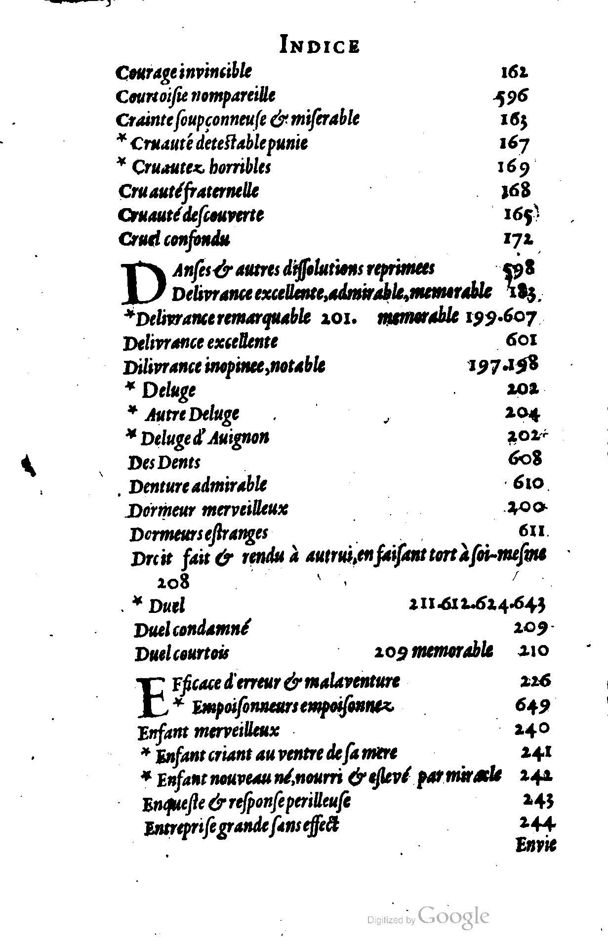 1628 - Jacques Crespin - Trésor d’histoires admirables et mémorables - BSB Munich 1628 - Jacques Crespin - Trésor d’histoires admirables et mémorables - BSB Munich