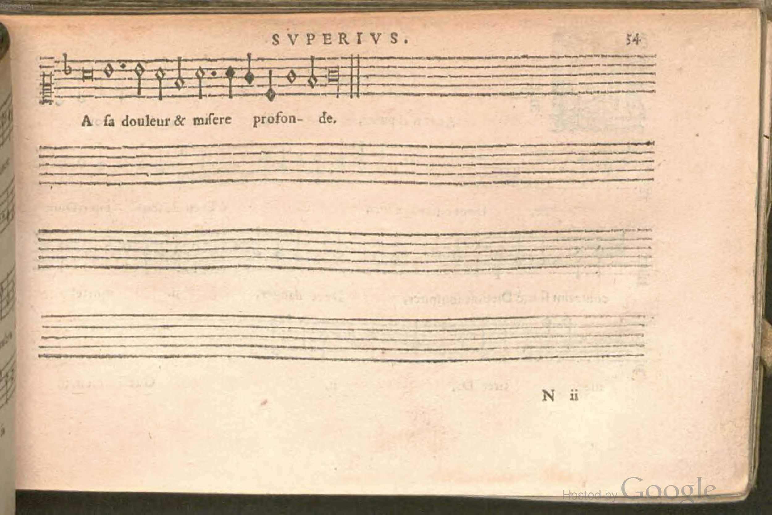 1576 - [Pierre de Saint-André] - Trésor de musique d’Orlande de Lassus Superius - BSB Munich