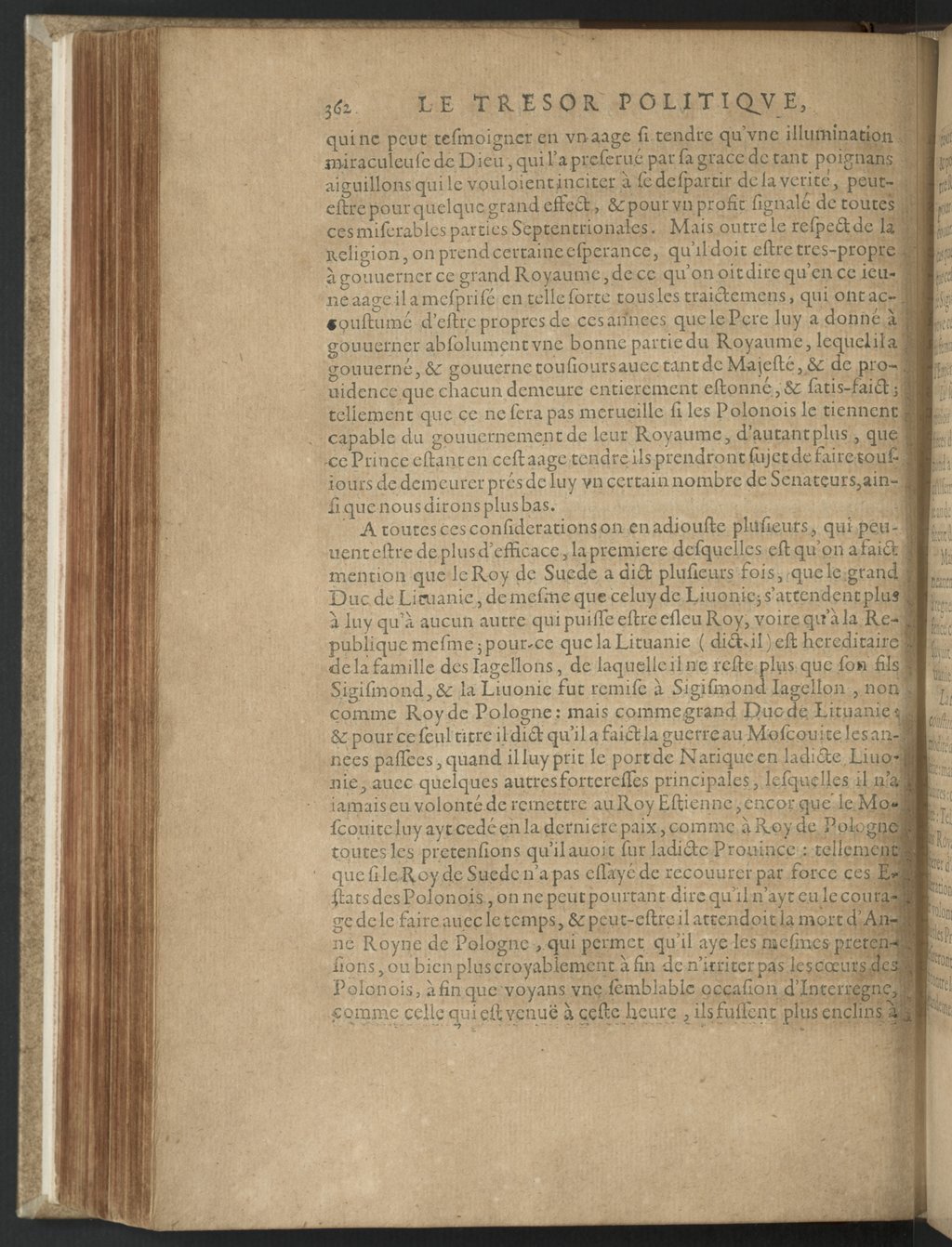 1608 - Nicolas Du Fossé - Trésor politique - BnF Tolbiac