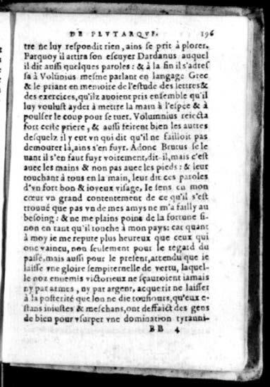 1574 - Benoît Rigaud - Trésor des vies de Plutarque - Avignon