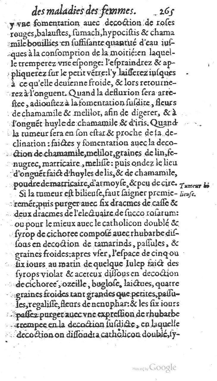 1585 - Jacques du Puis - Trésor des remèdes secrets pour les maladies des femmes - BnF
