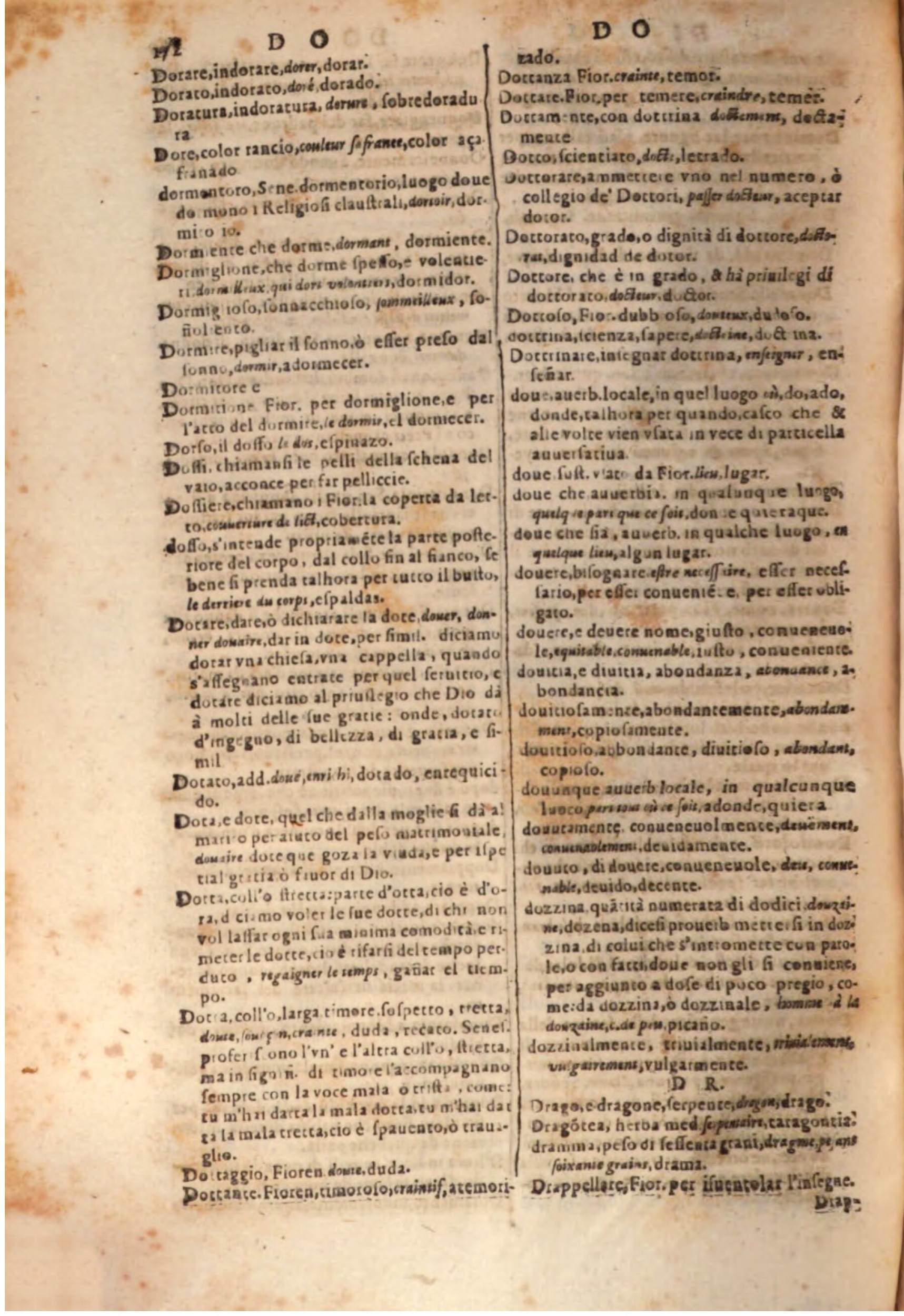 1609 - Philippe Albert et Alexandre Pernet - Trésor des trois langues, francoise, italienne et espagnole (Troisième partie) - BSB Munich 1609 - Philippe Albert et Alexandre Pernet - Trésor des trois langues, francoise, italienne et espagnole (Troisième partie) - BSB Munich