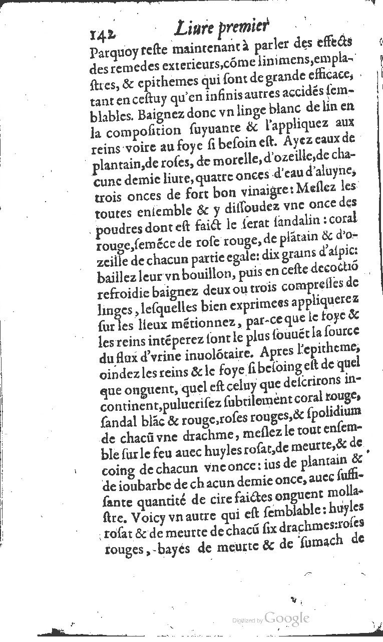 1617 - Jean Le Bouc - Trésor des remèdes secrets - BM Lyon