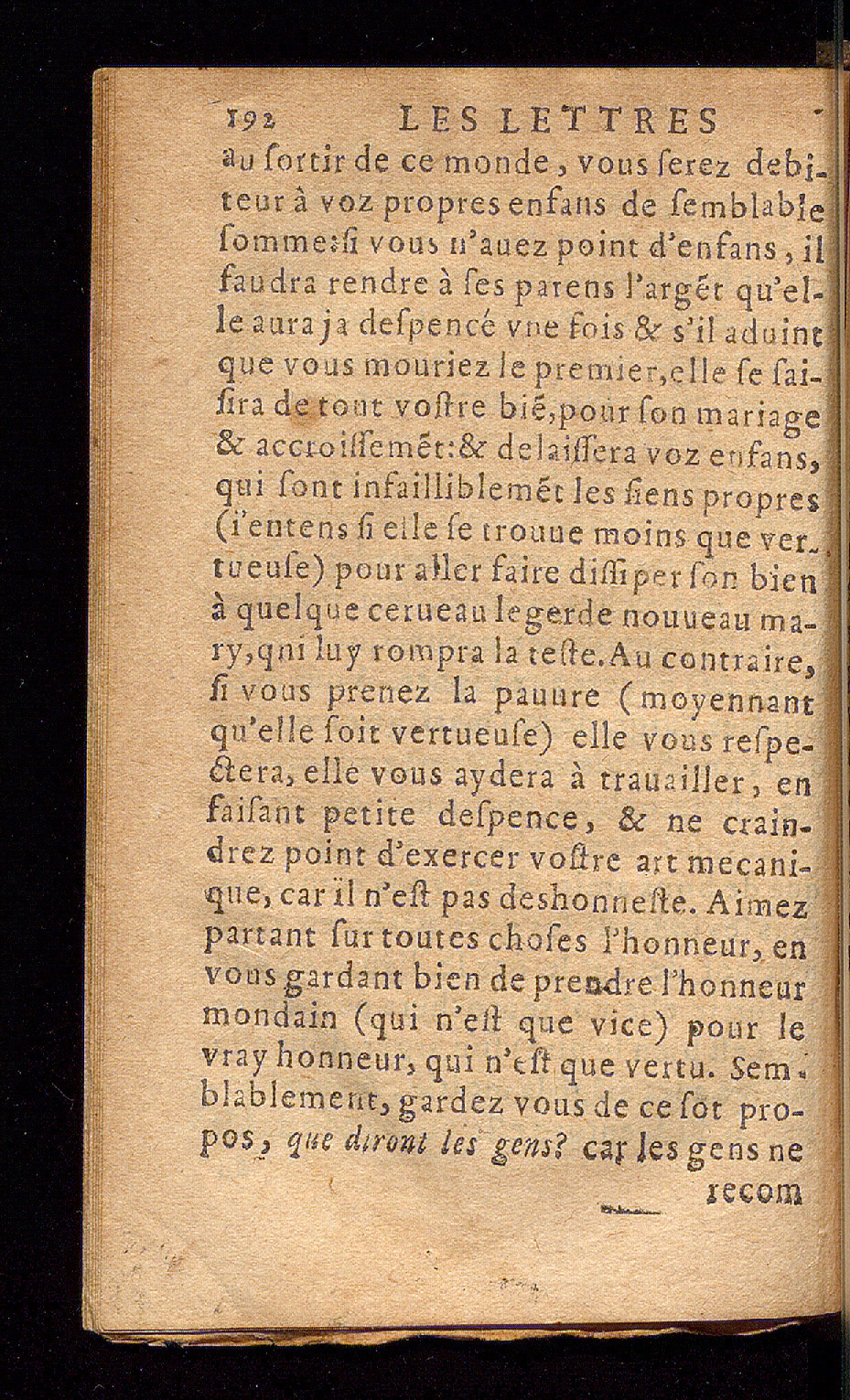 1614 - Barthélemy Vincent - Élite et Trésor des lettres missives - Bâle