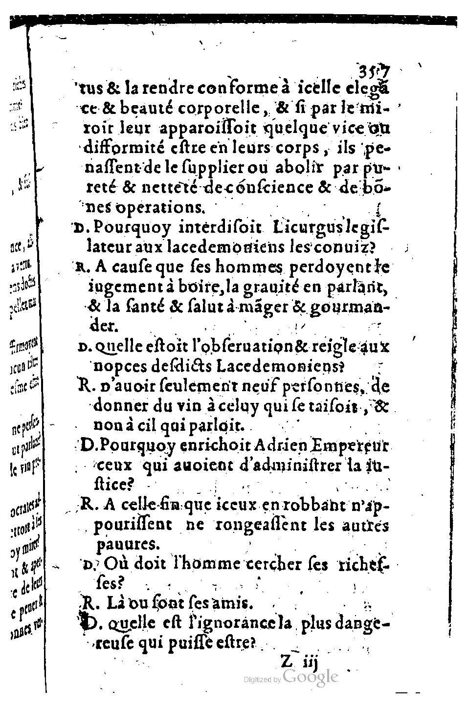 1582 - Nicolas Bonfons - Trésor des sentences dorées - BM Lyon