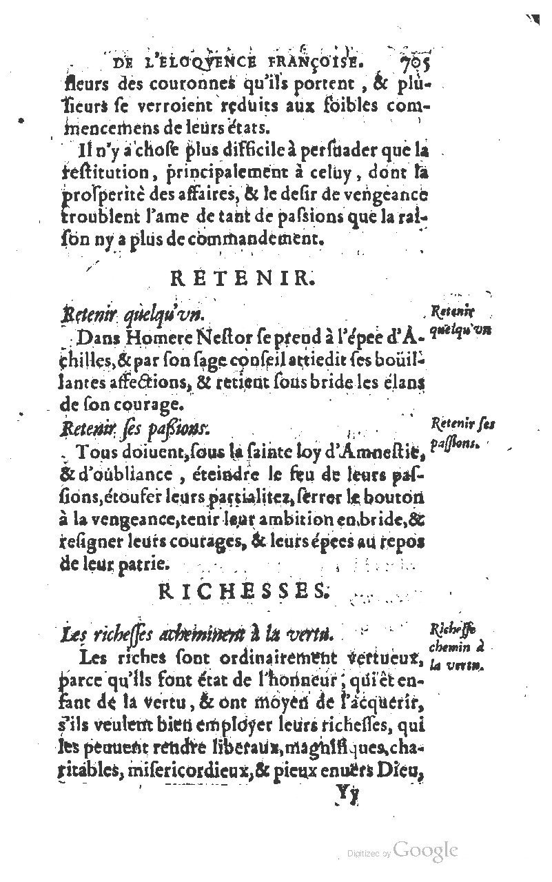 1610 - Louis Coste - Trésor de l’éloquence française (Seconde partie) - BM Lyon