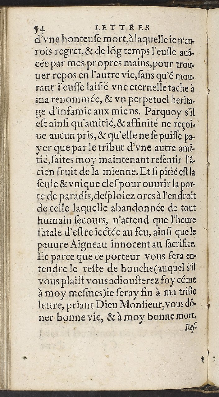 1597 - Jean Osmont - Trésor des secrétaires - Brno