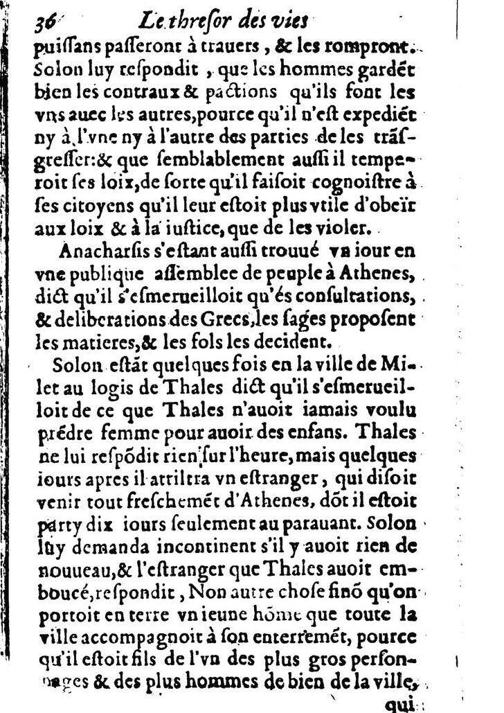1611 - Pierre Rigaud - Trésor des vies de Plutarque - BM Lyon