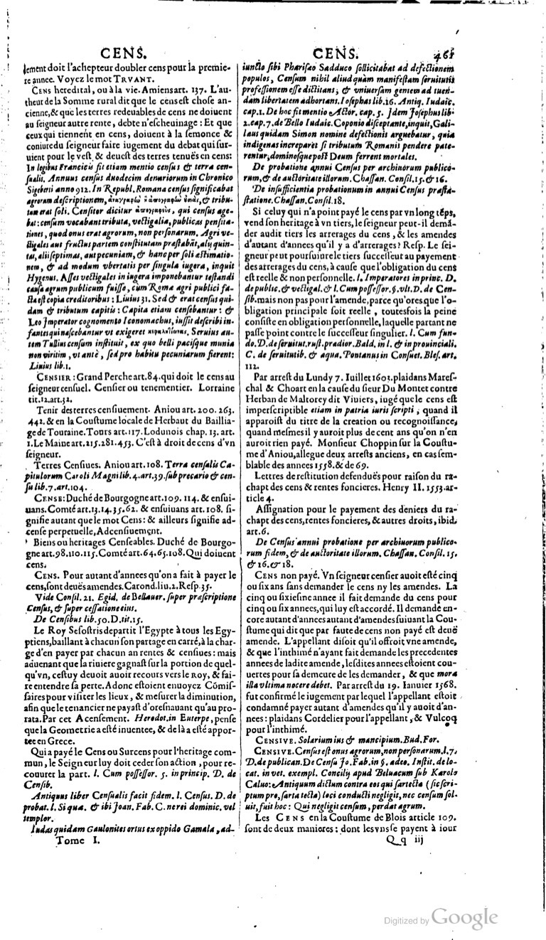1629 - Veuve Nicolas Buon - Trésor du droit français (21754 T. 1) - BM Lyon