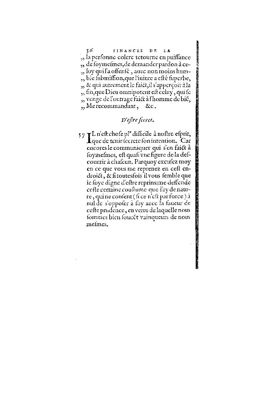 1572 - Nicolas Du Chemin - Finances et Trésor de la plume française - BM Lyon