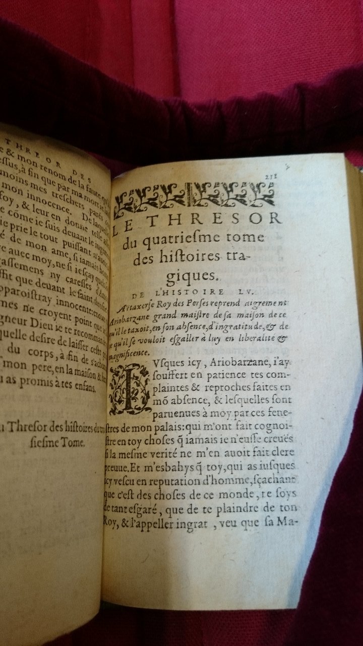 1581 - Pierre Le Voirier et Gervais Mallot - Trésor des histoires tragiques - BnF Richelieu 1581 - Pierre Le Voirier et Gervais Mallot - Trésor des histoires tragiques - BnF Richelieu