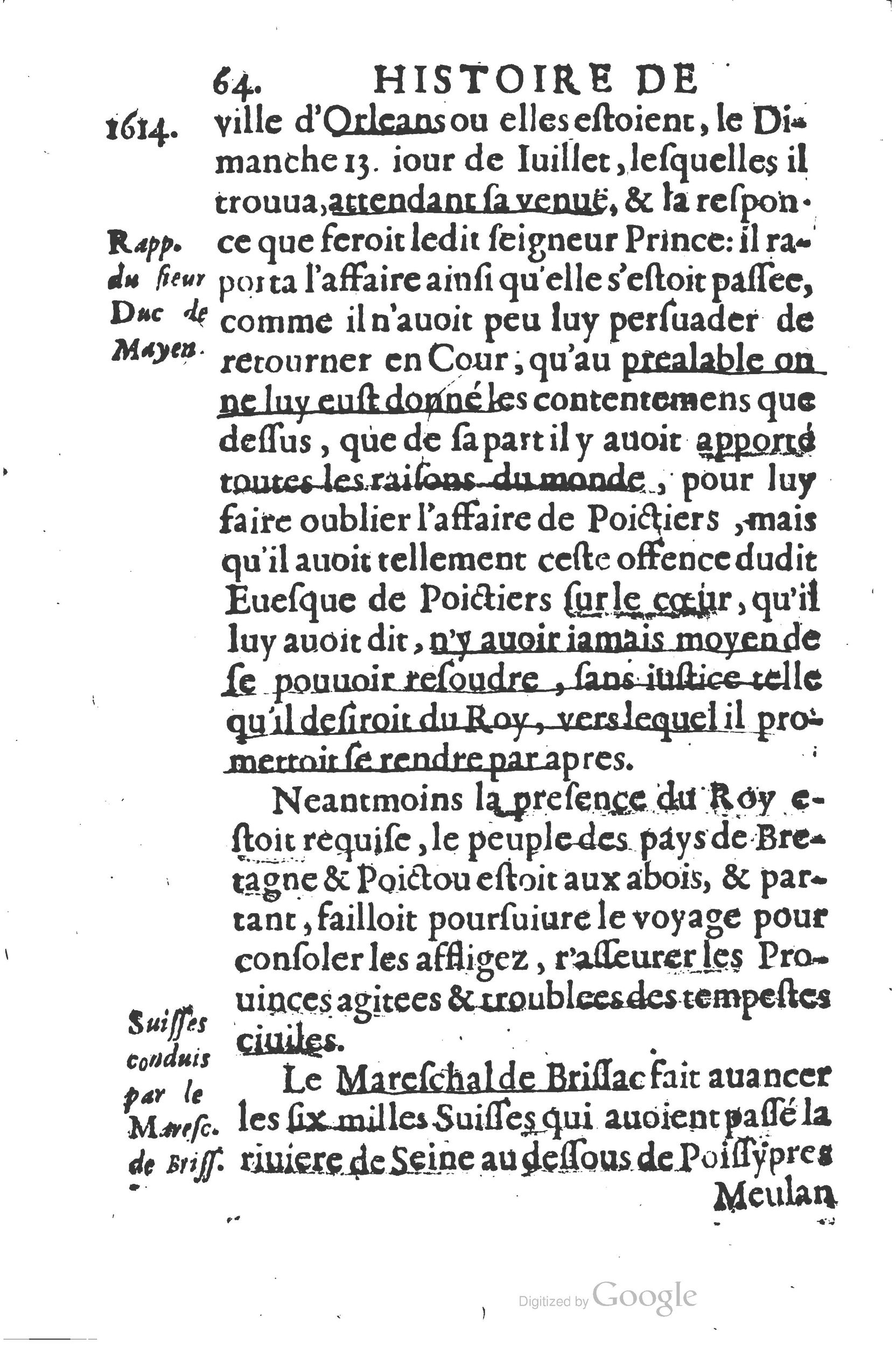1626 - Joseph Bouillerot - Trésor de l’histoire générale de notre temps - BSB Munich