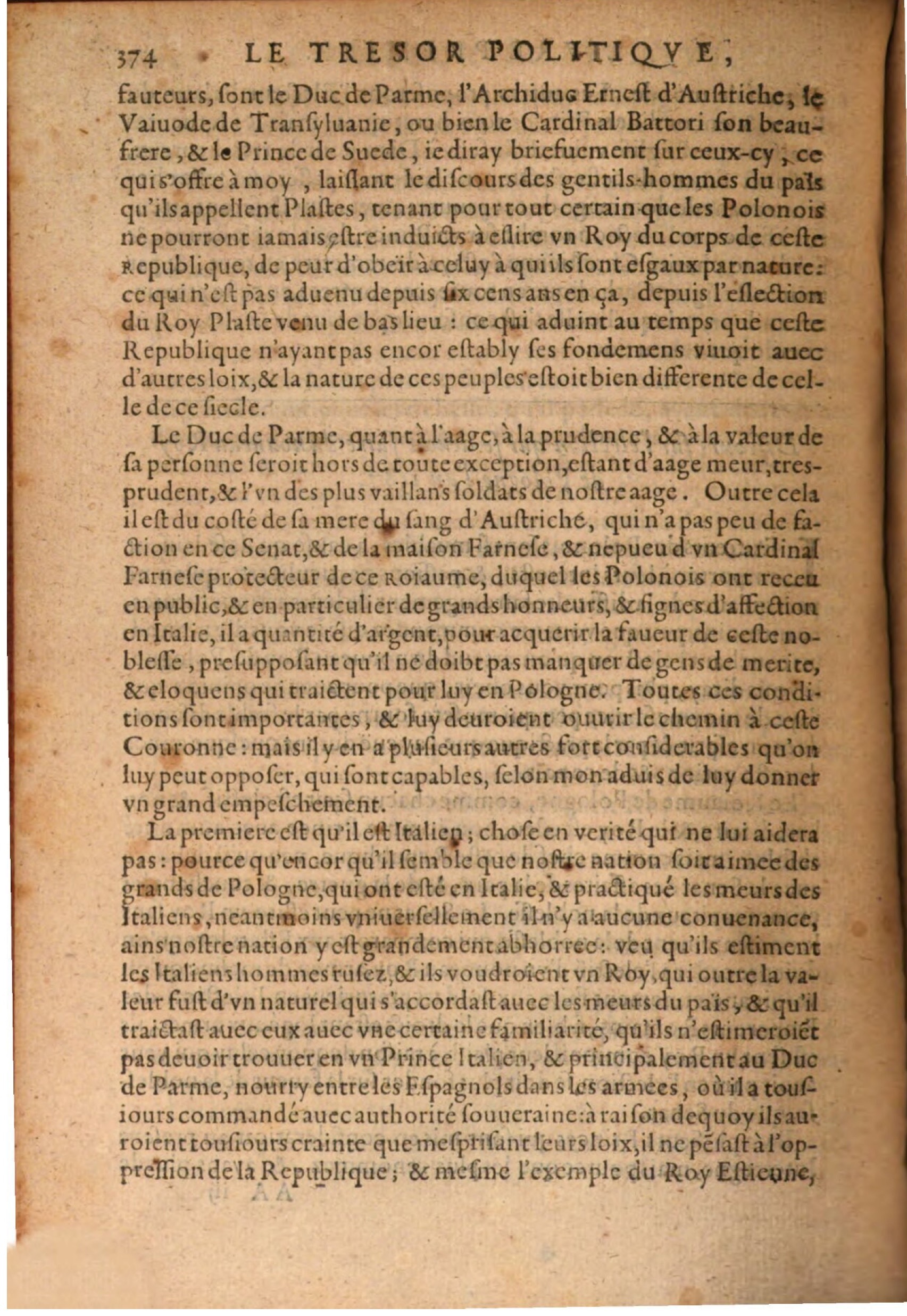 1608 - Pierre Chevalier - Trésor politique - BSB Munich