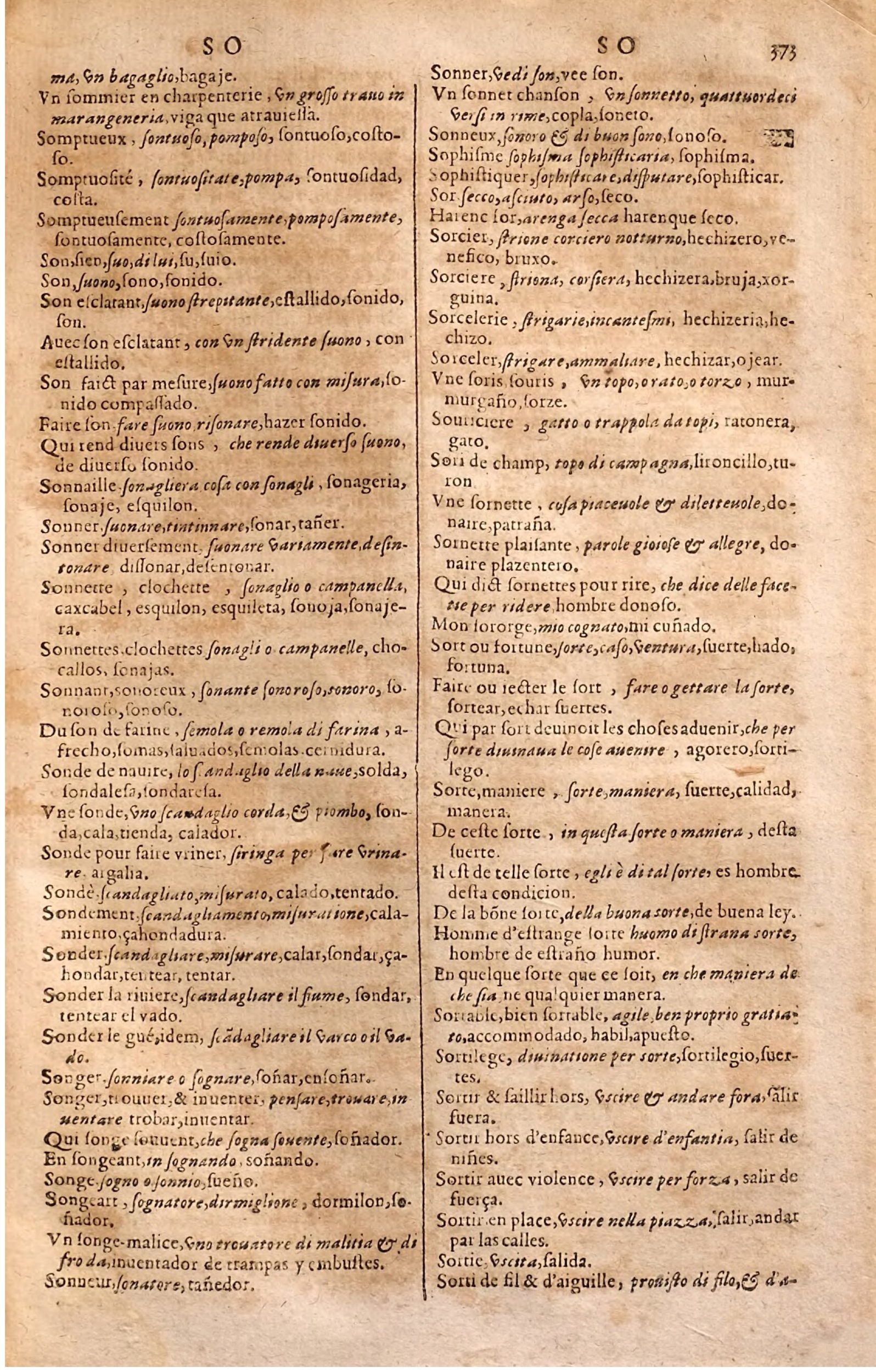1627 - Jacques Crespin - Trésor des trois langues (Seconde partie) - Regensburg