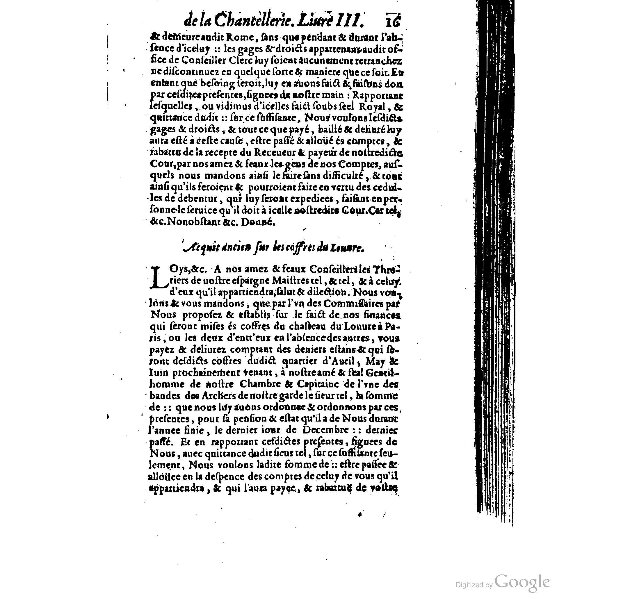 1614 - Jean Richer - Trésor du nouveau style et protocole de la chancellerie de France - BSB Munich
