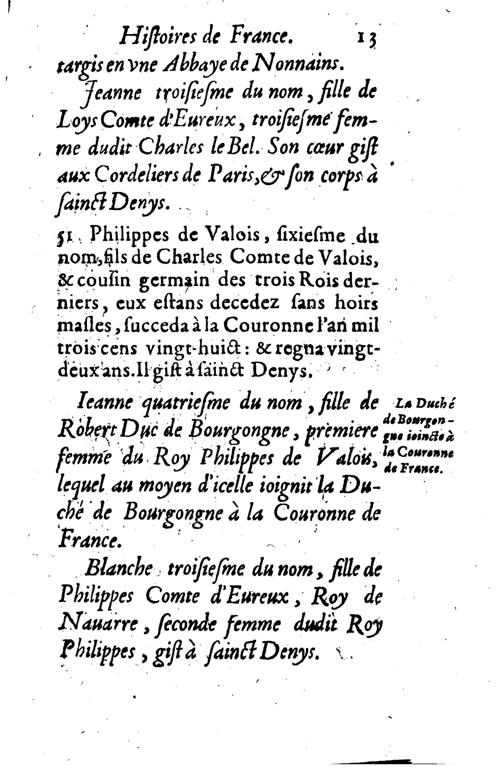1617 - Jean Corrozet - Trésor des histoires de France - BM Lyon