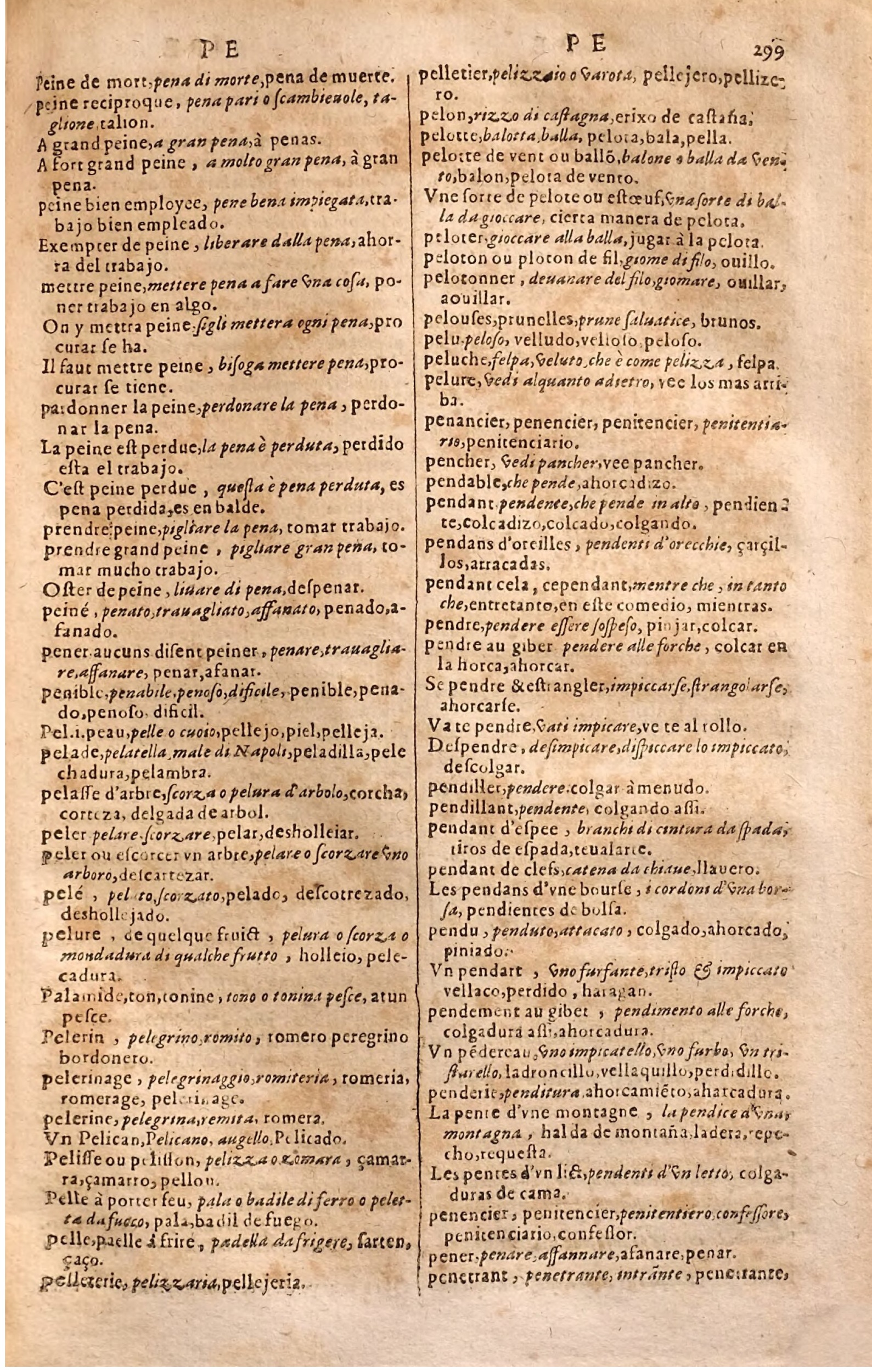 1627 - Jacques Crespin - Trésor des trois langues (Seconde partie) - Regensburg