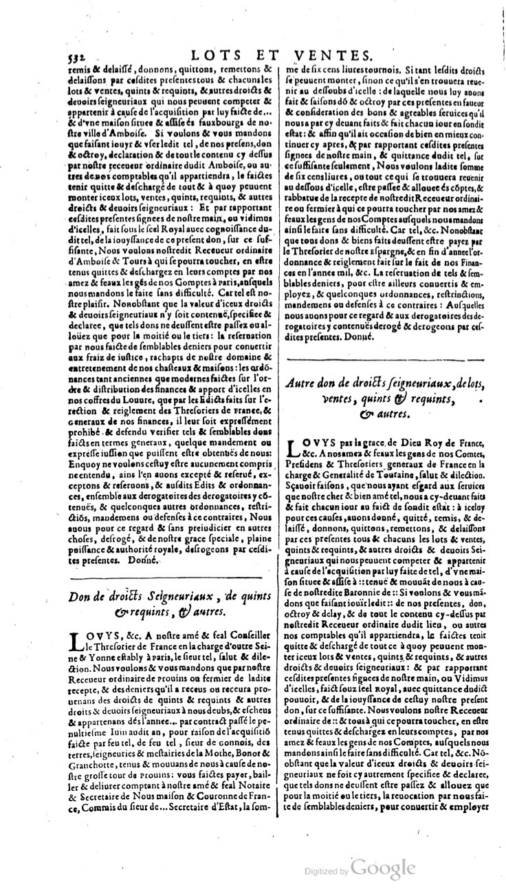 1629 - Veuve Nicolas Buon - Trésor du droit français (21754 T. 2) - BM Lyon