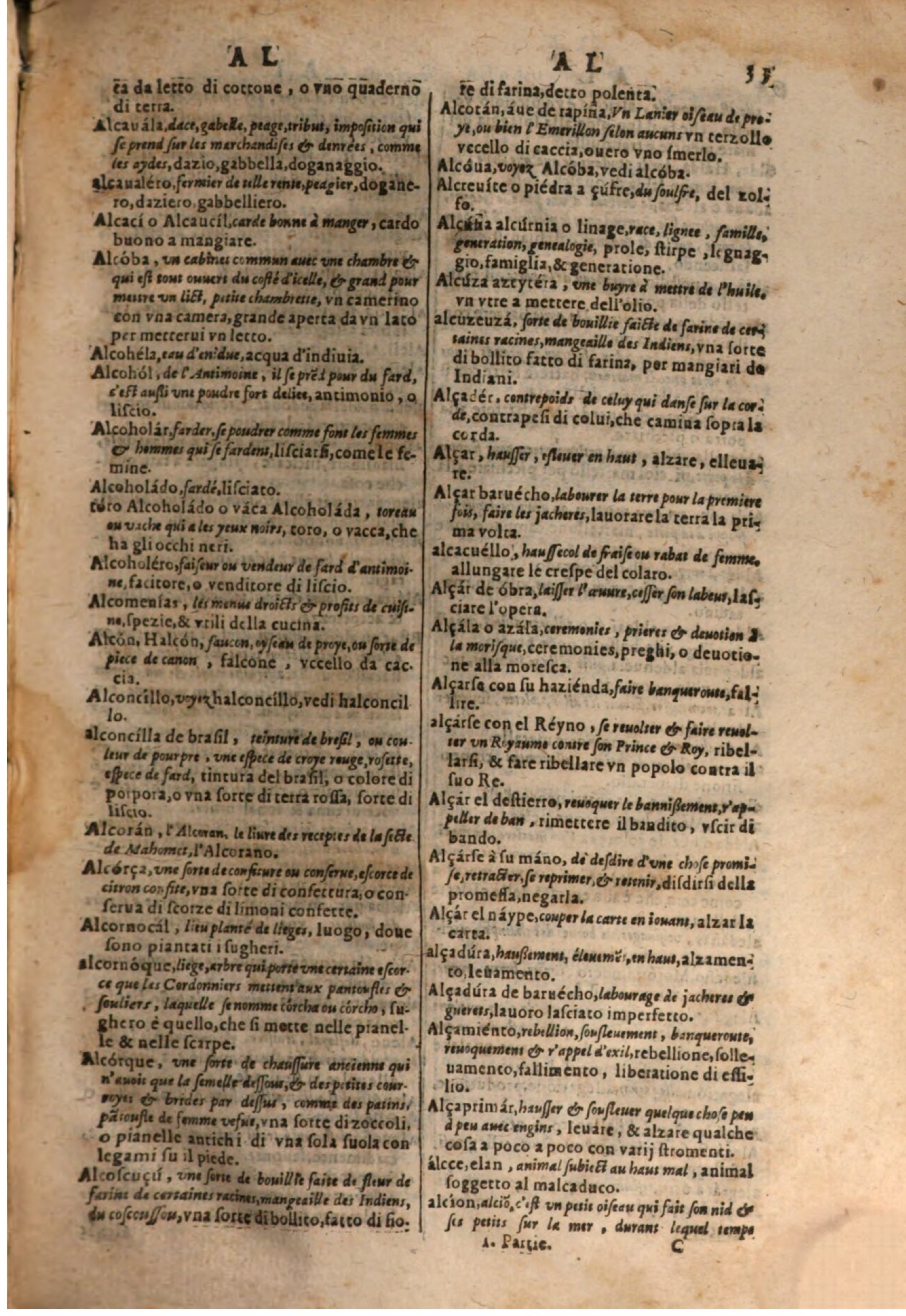 1637 - Jacques Crespin - Trésor des trois langues (Trois parties) - BSB Munich