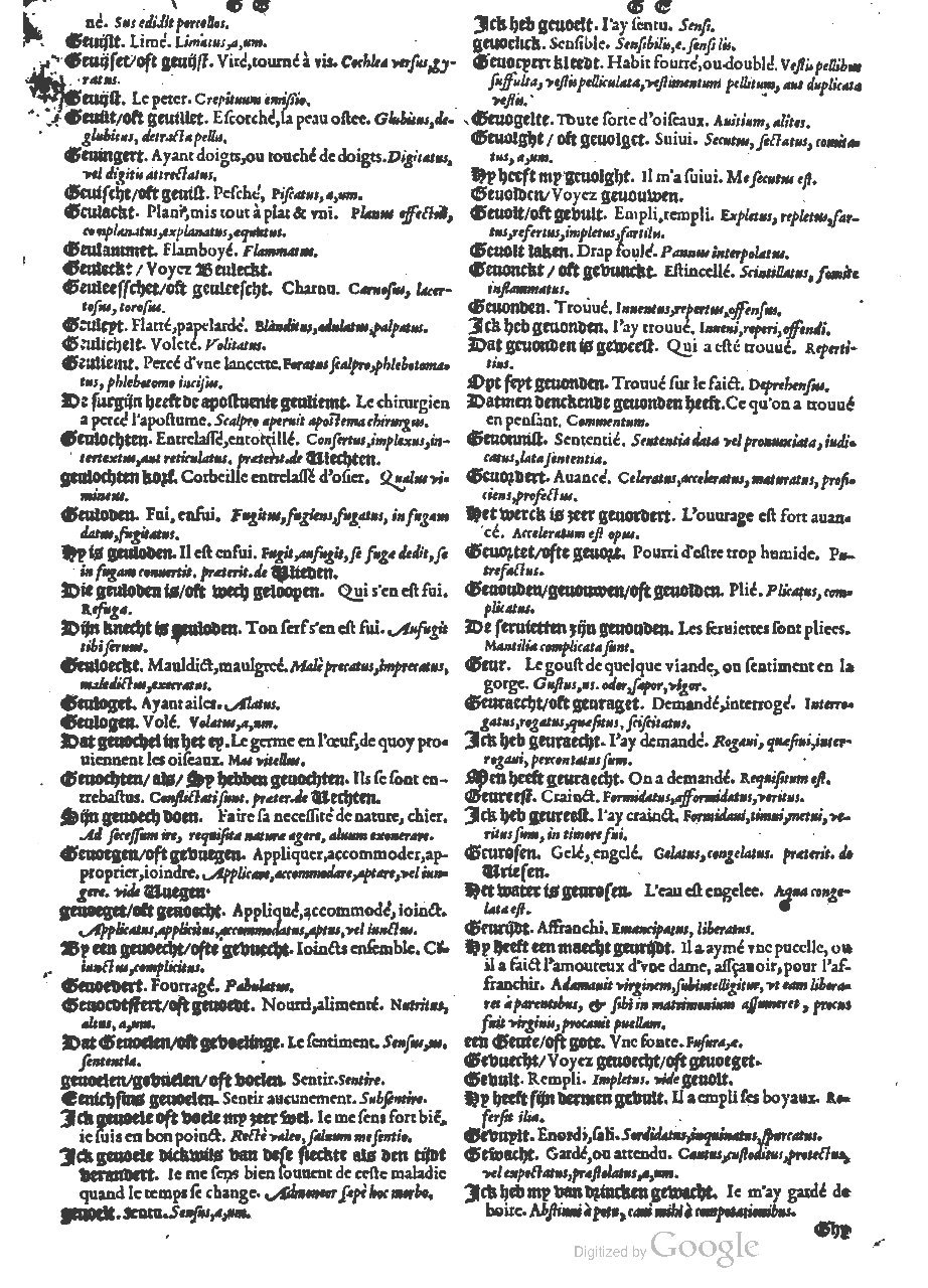 1573 - Christophe Plantin - Trésor du langage bas-allemand - BM Lyon 1573 - Christophe Plantin - Trésor du langage bas-allemand - BM Lyon