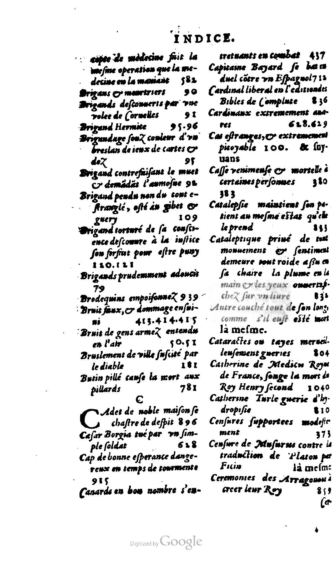 1620 - Samuel Crespin - Trésor d’histoires admirables et mémorables - BCU Lausanne
