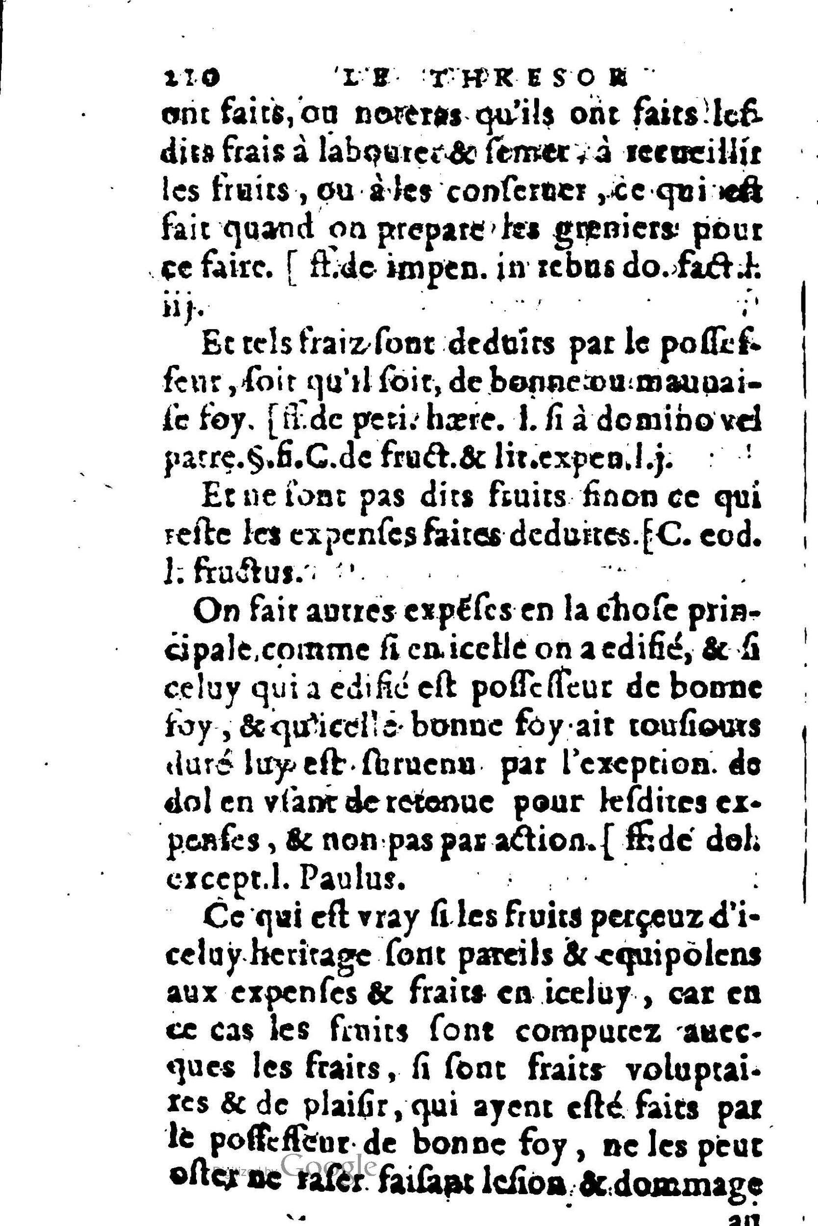 1605 - Pierre Rigaud - Trésor de pratique pour les juges - BM Lyon 1605 - Pierre Rigaud - Trésor de pratique pour les juges - BM Lyon