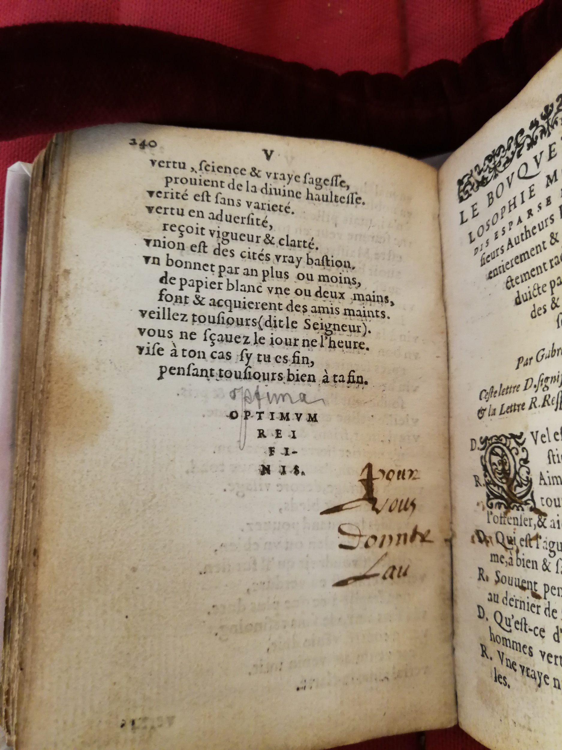 1577 - Jean d’Ogerolles - Trésor de sentences dorées - Bibliothèque Sainte-Geneviève 1577 - Jean d’Ogerolles - Trésor de sentences dorées - Bibliothèque Sainte-Geneviève
