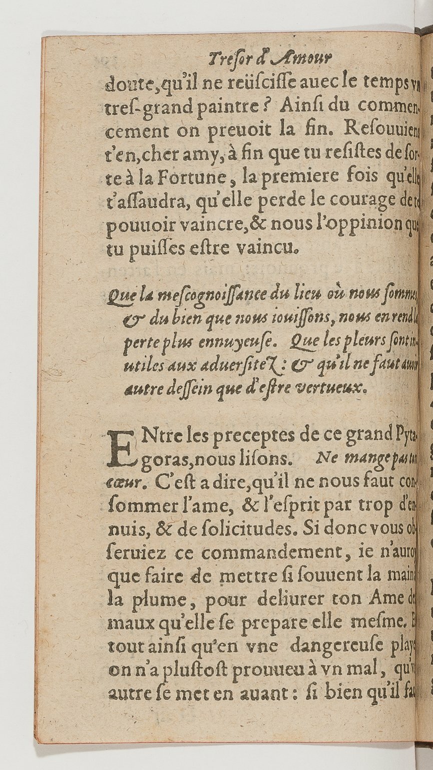 1600 - Nicolas Bonfons - Trésor d’amour - BnF Arsenal