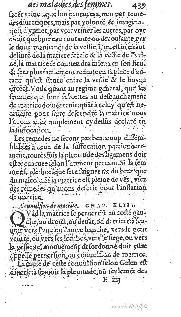 1585 - Jacques du Puis - Trésor des remèdes secrets pour les maladies des femmes - BnF