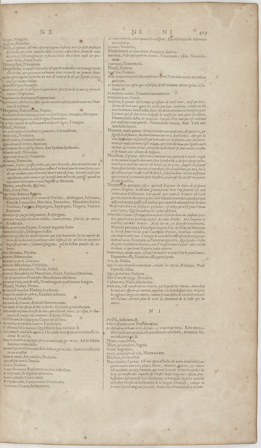 1606 - David Douceur - Trésor de la langue française - BnF