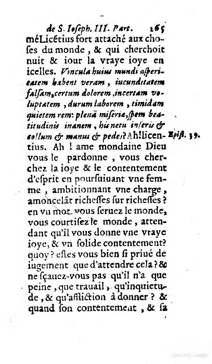 1646 - Jean Piot - Trésor inestimable de Saint-Joseph - BNC Rome