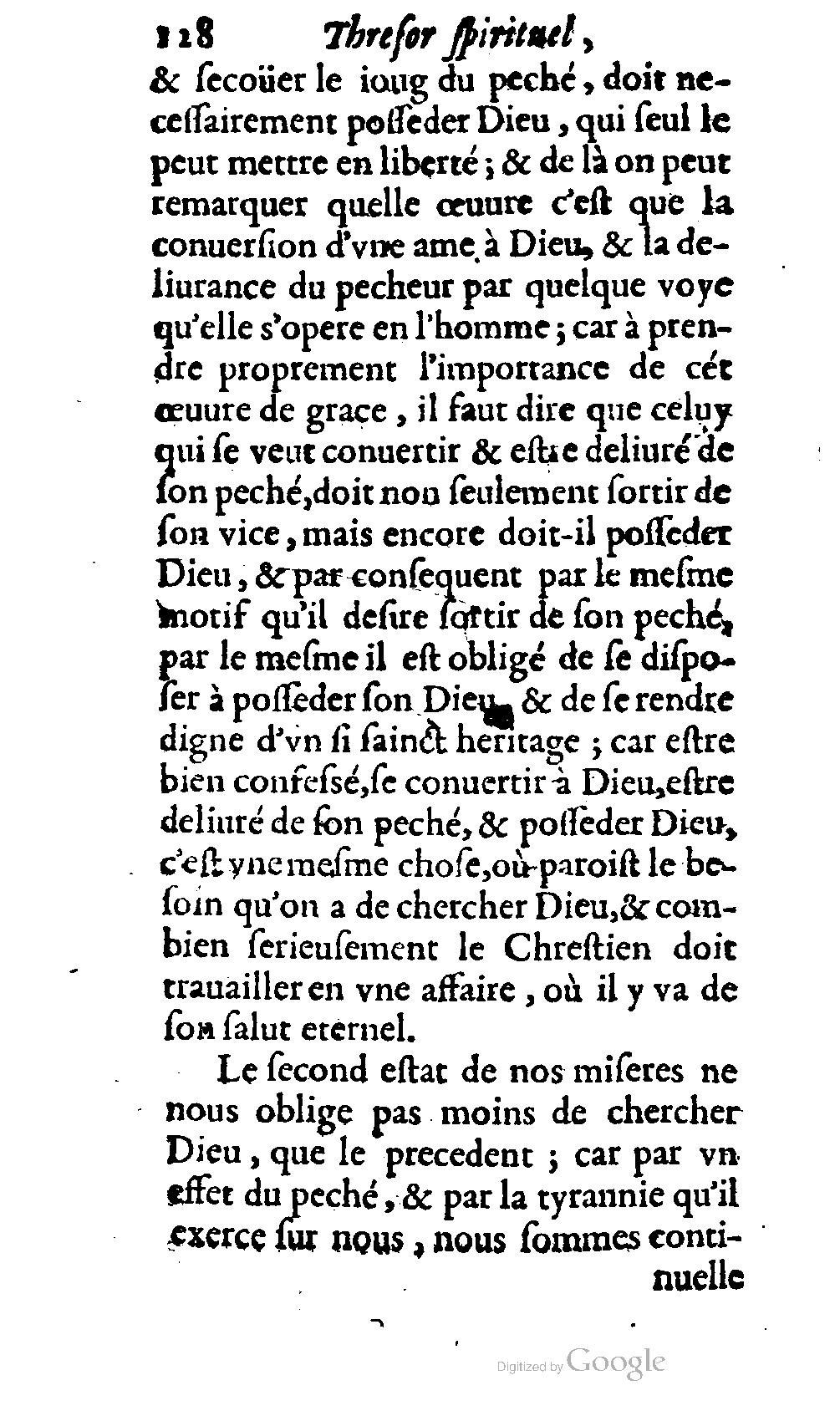 1646 - Antoine Cellier et Pierre Compagnon - Trésor spirituel contenant les obligations - BM Lyon