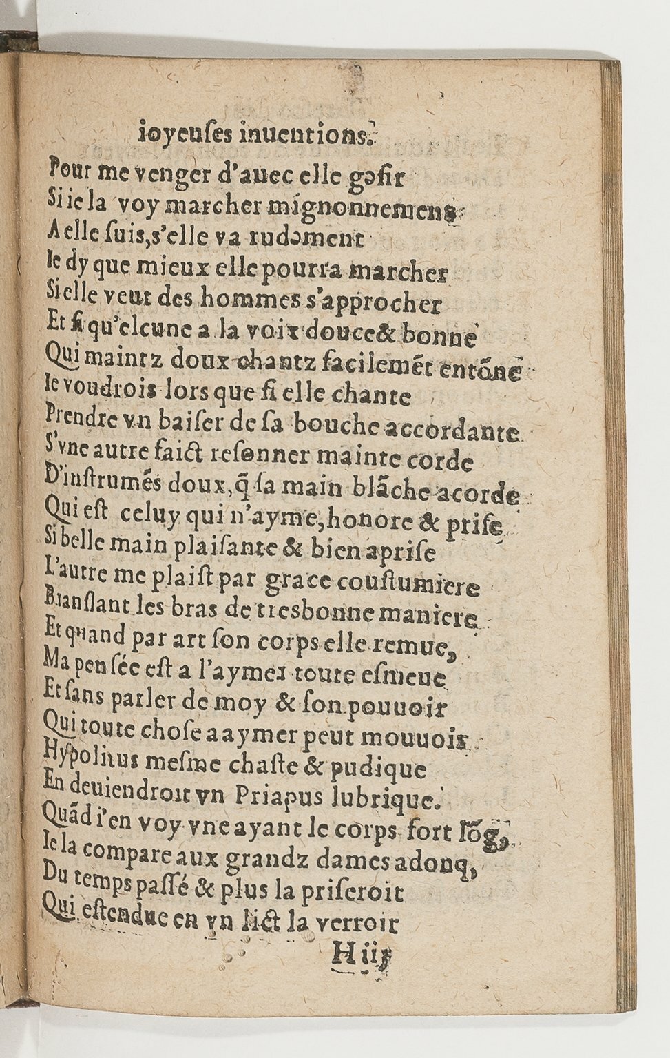 1568c. - Veuve Jean Bonfons - Trésor des joyeuses inventions du parangon de poésies - BnF Arsenal