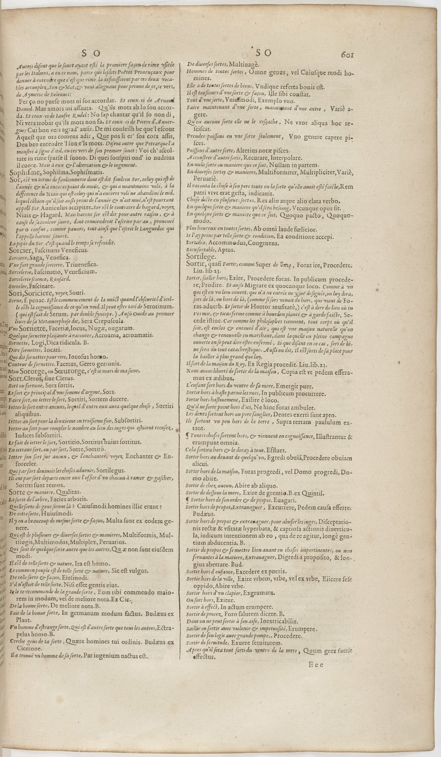 1606 - David Douceur - Trésor de la langue française - BnF