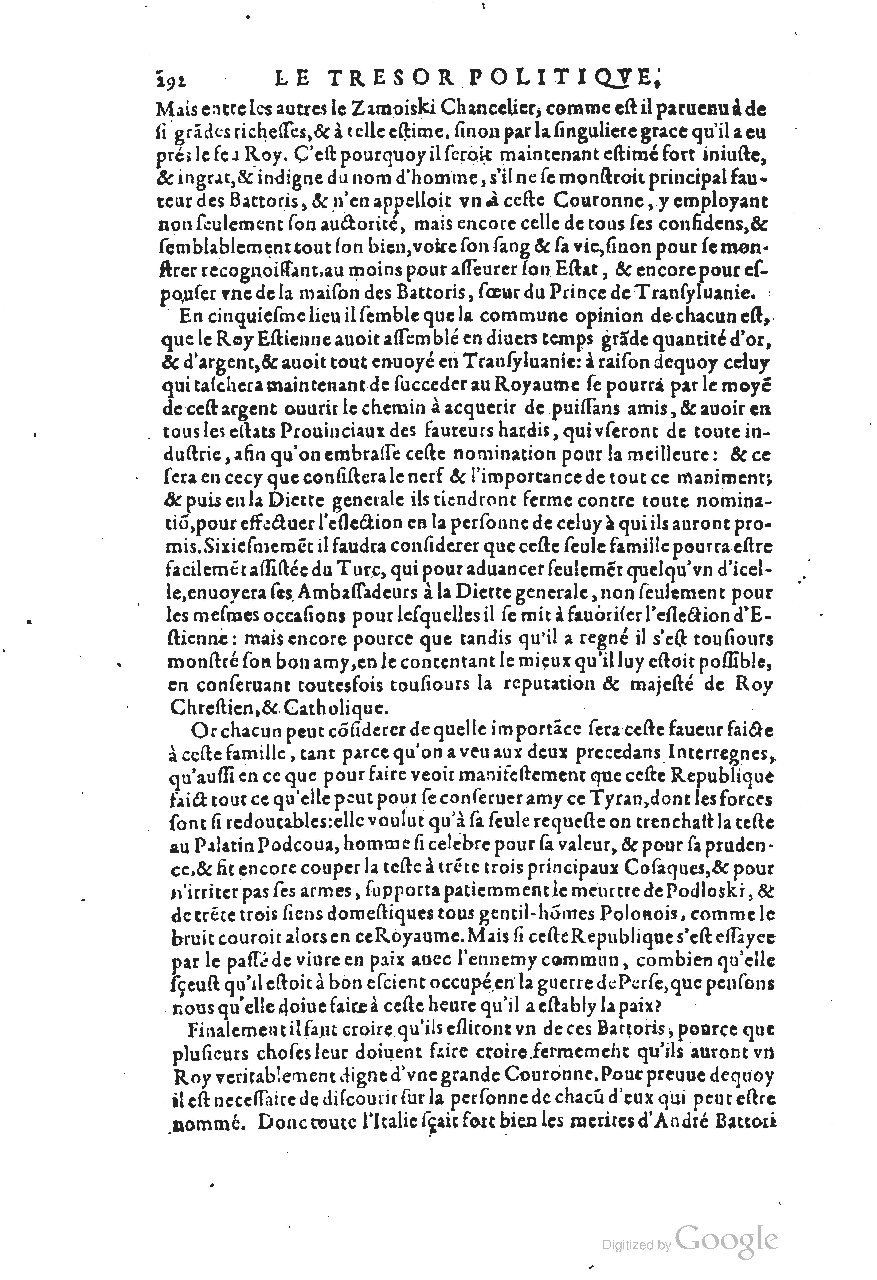 1611 - Pierre Chevalier - Trésor politique - UGent