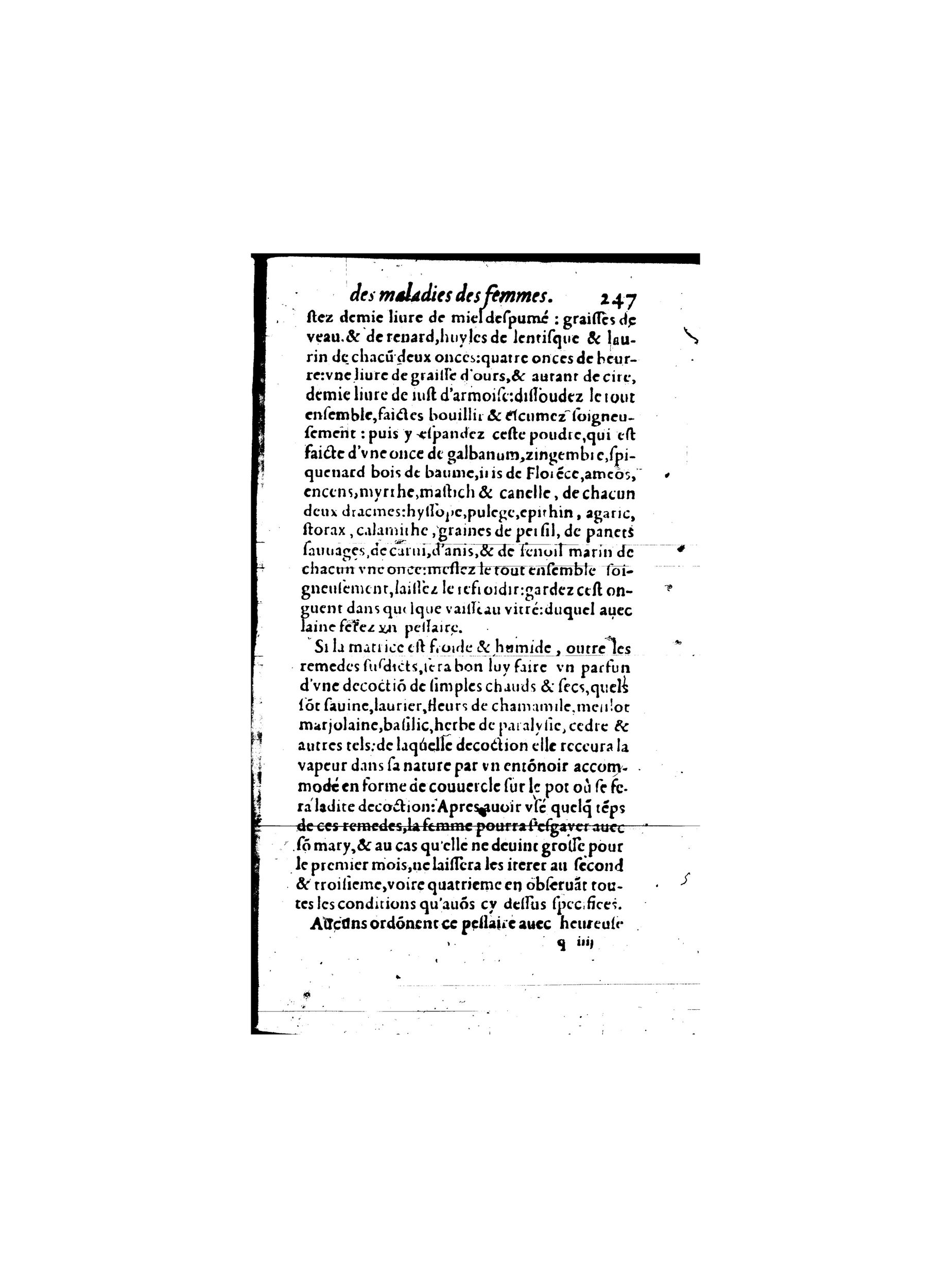 1587 - Jacques du Puis - Trésor des remèdes secrets pour les maladies des femmes - BnF 1587 - Jacques du Puis - Trésor des remèdes secrets pour les maladies des femmes - BnF