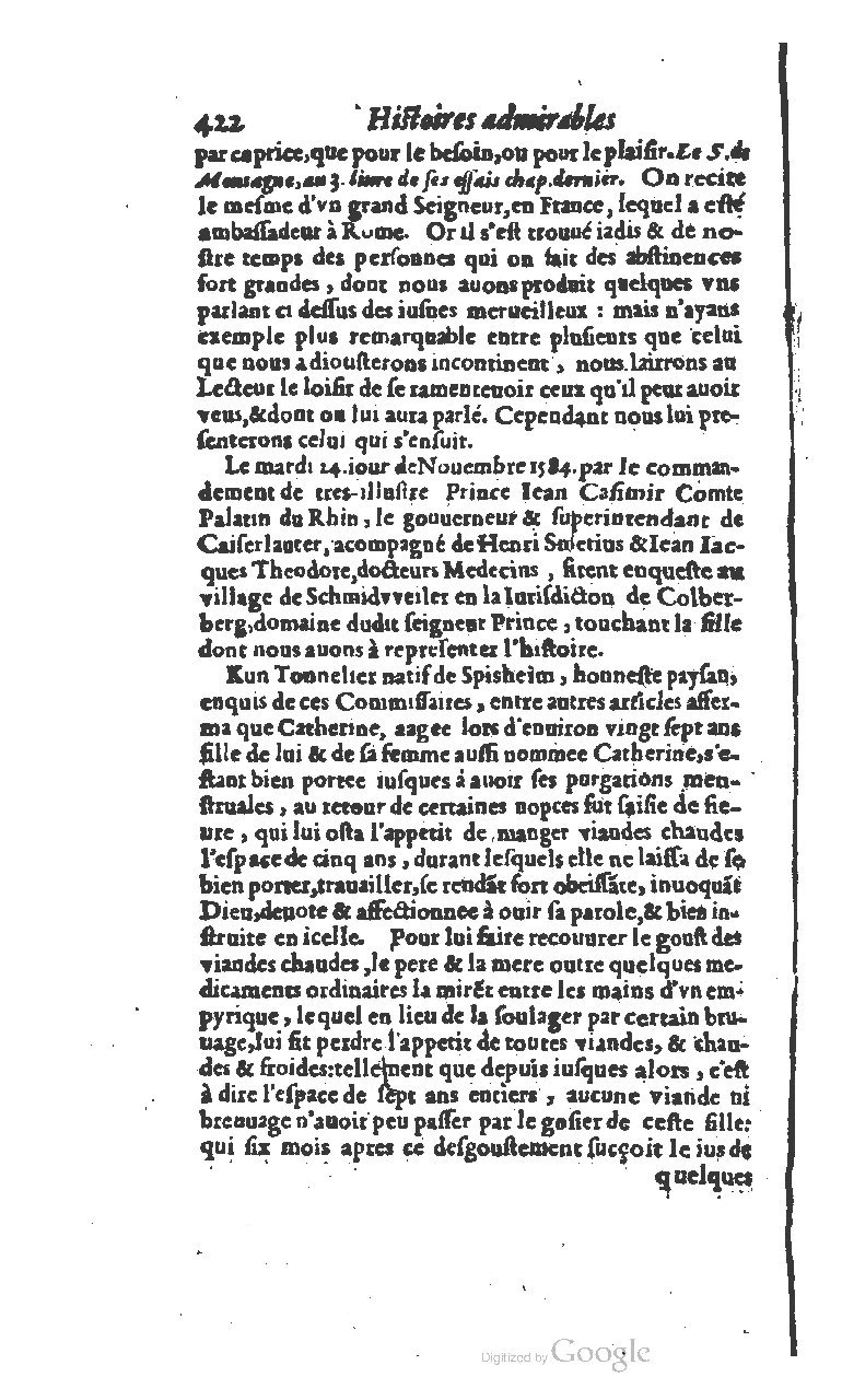 1610 - Paul Marceau - Trésor d’histoires admirables et mémorables - BSB Munich