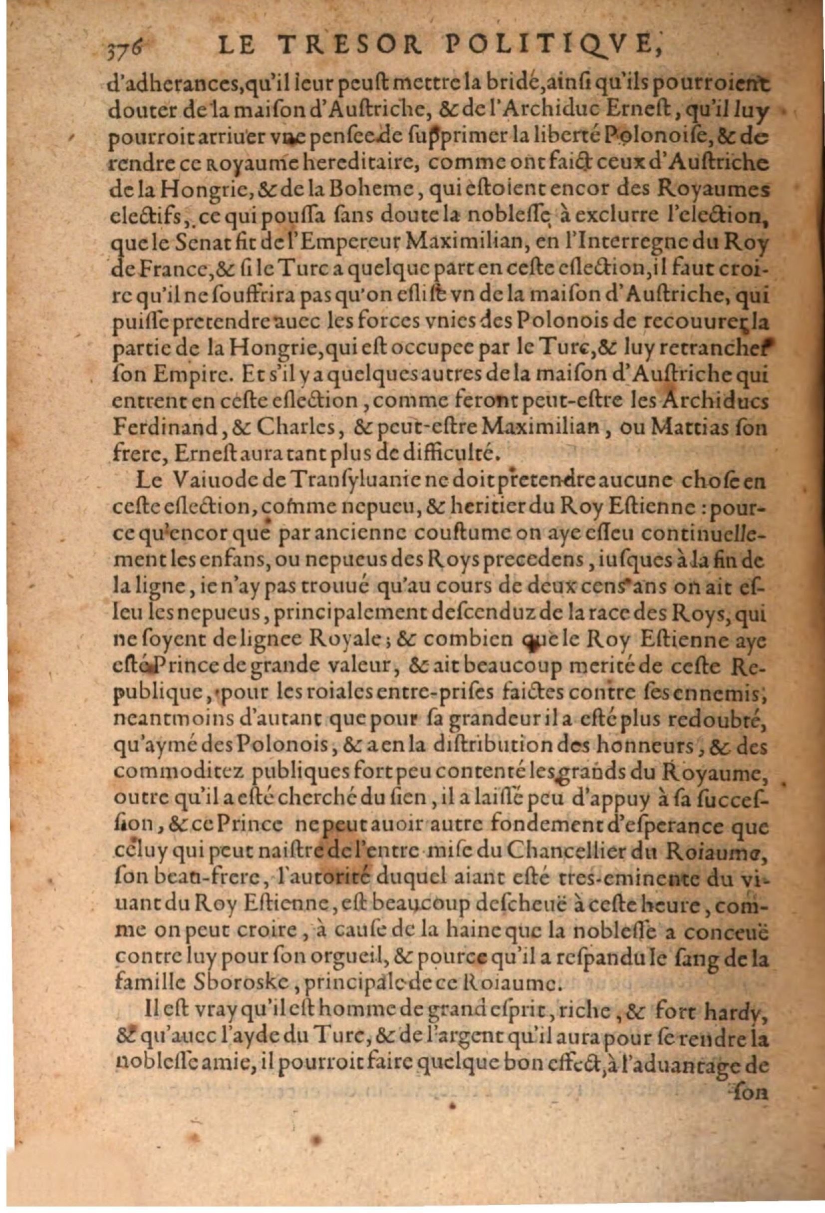 1608 - Pierre Chevalier - Trésor politique - BSB Munich