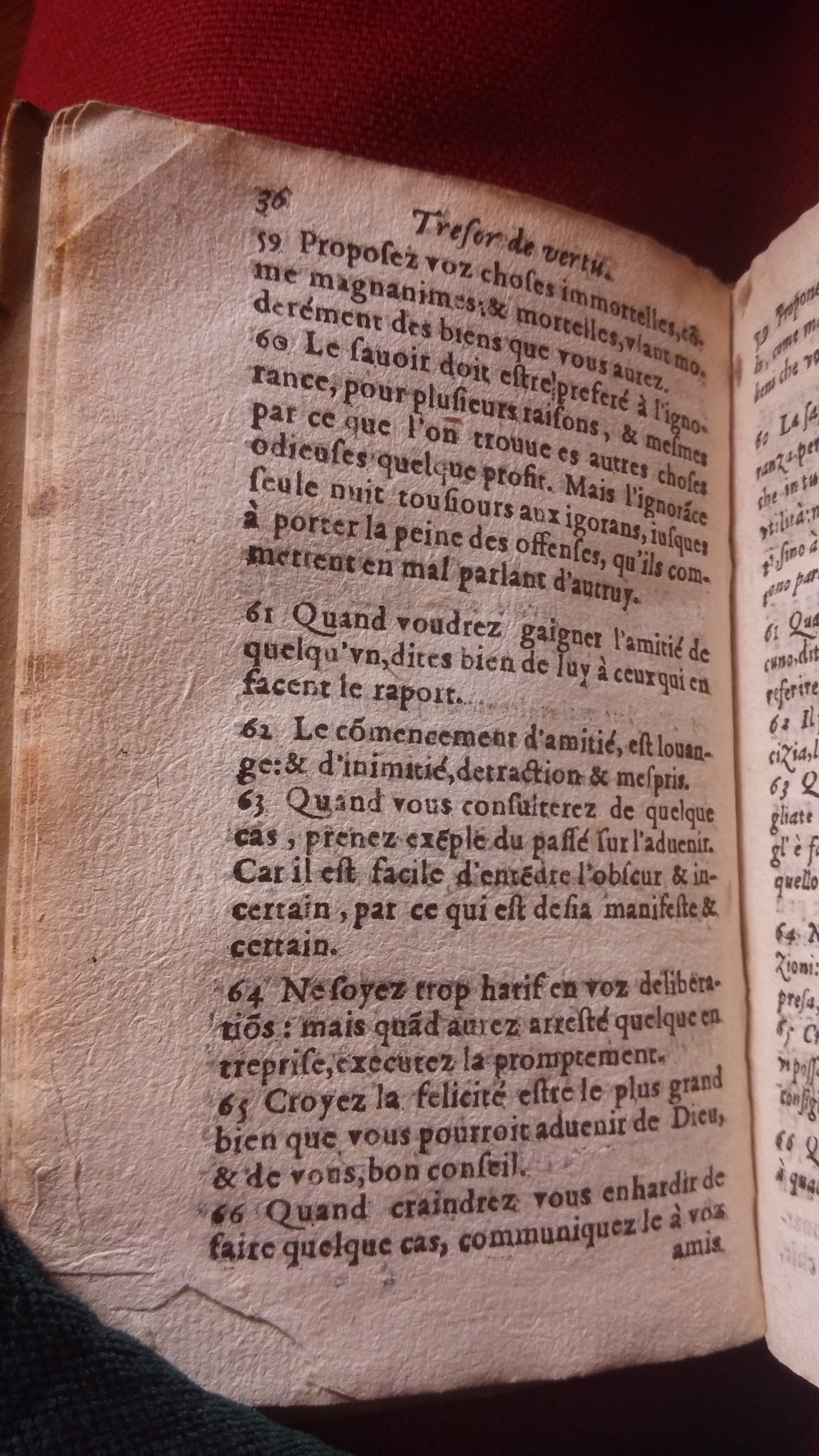 1583 - Benoît Rigaud - Trésor de vertu - BnF