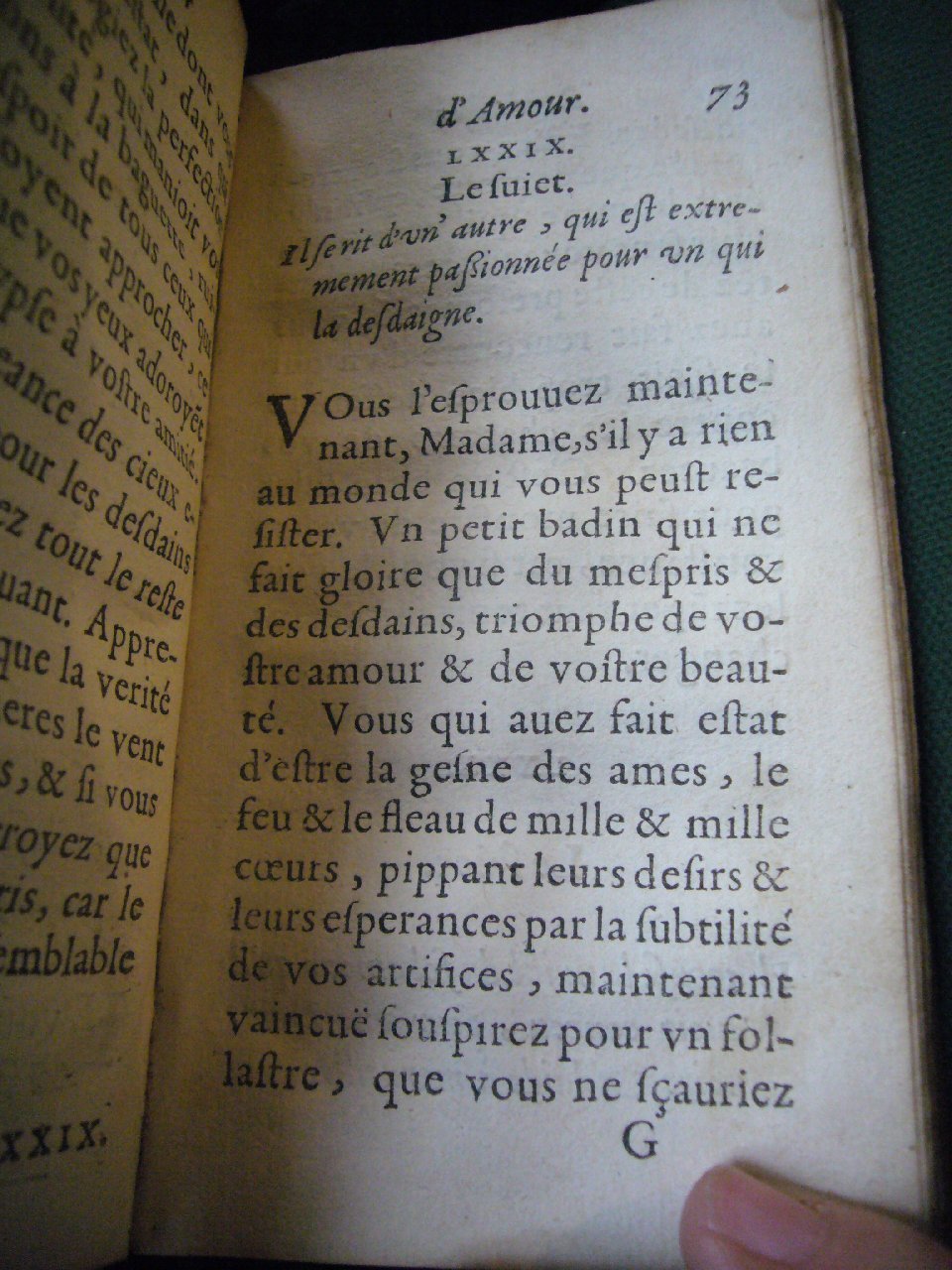 1597 - Matthieu Guillemot - Trésor d’amour - BnF Arsenal