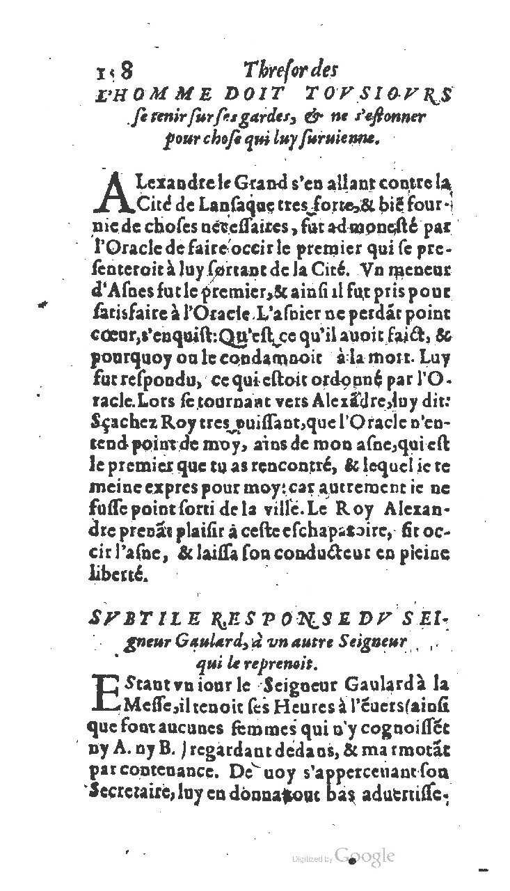 1611 - Jean Osmont - Trésor des récréations - BSB Munich 1611 - Jean Osmont - Trésor des récréations - BSB Munich