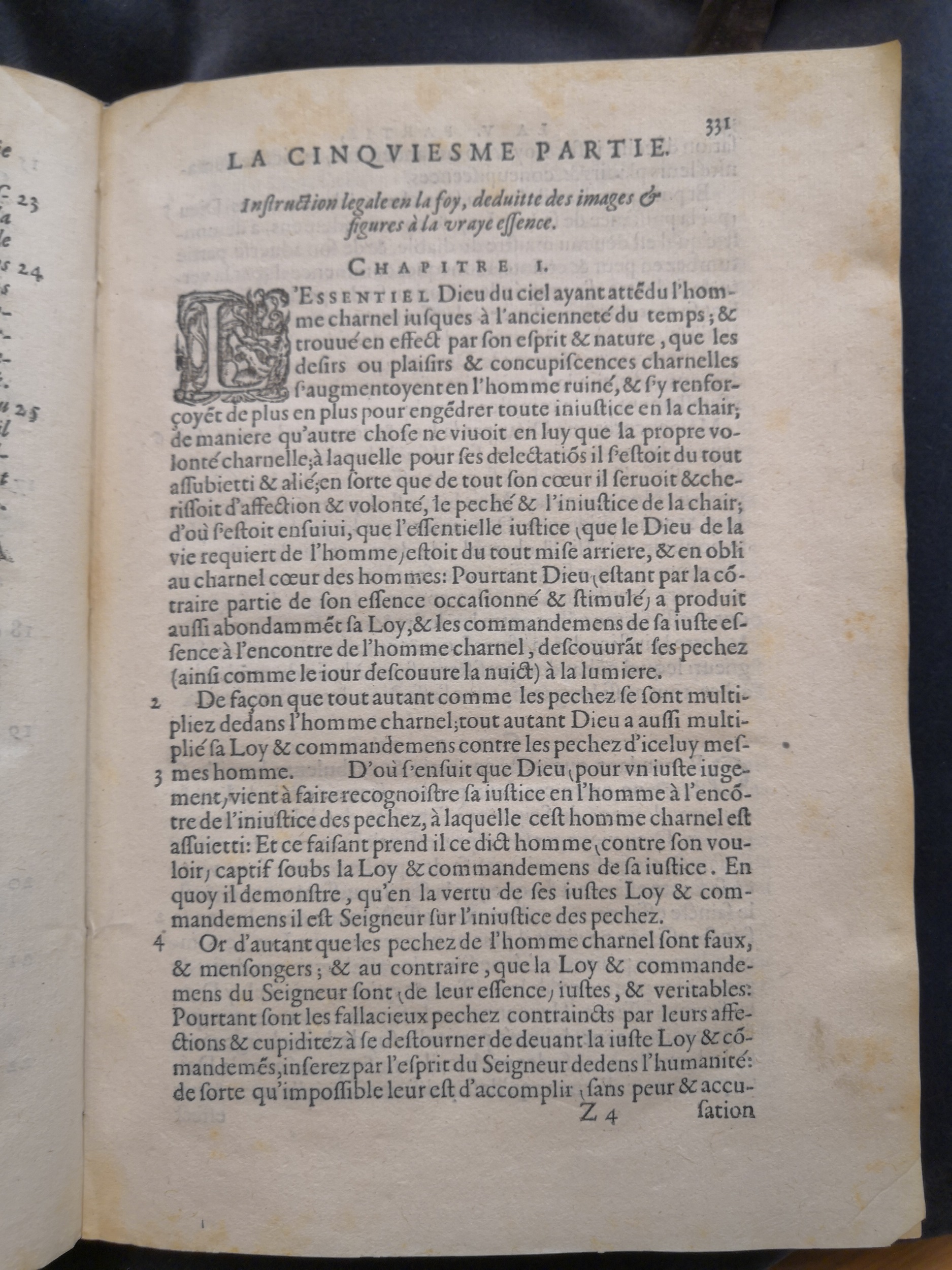 1581c. - Christophe Plantin - Le Livre des témoignages du Trésor caché au champ (Livres 2, 4, 6 et 7) - Anvers Musée Plantin Moretus