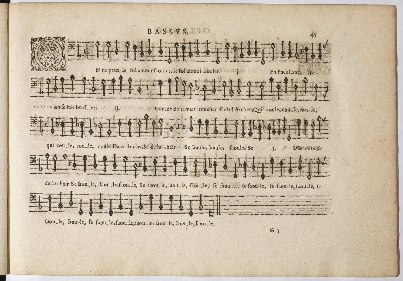 1594 - Paul Marceau - Trésor de musique d&#039;Orlande de Lassus, Superius, Bassus, Tenor, Quinta pars - BnF