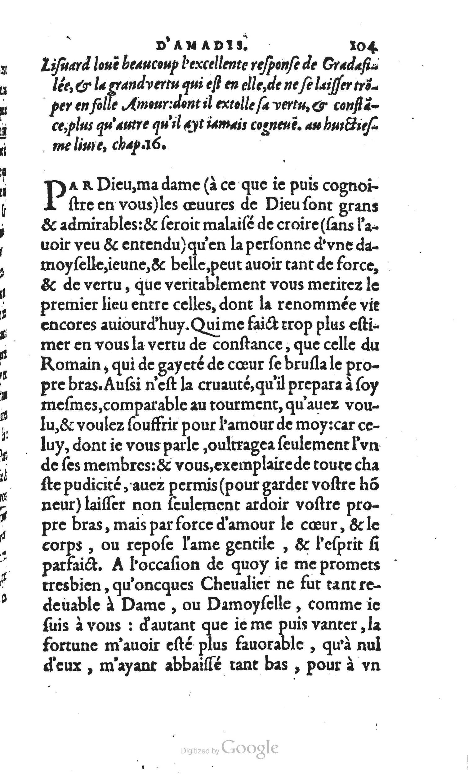1560 - Vincent Sertenas et Gilles Robinot - Trésor des Amadis - British Library