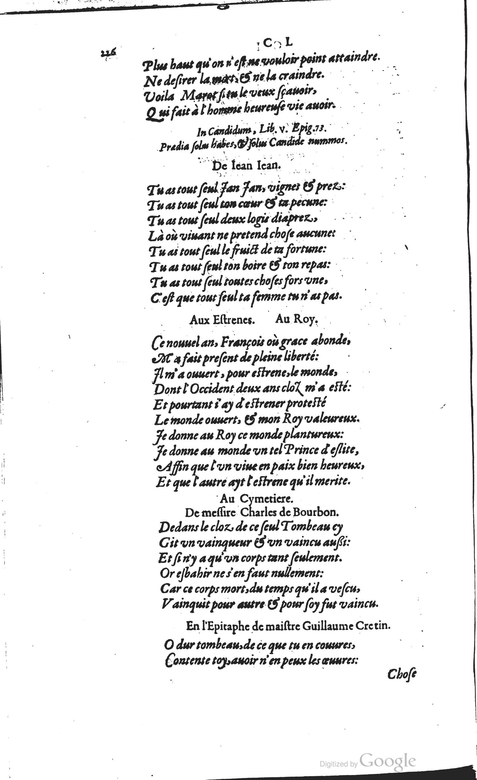 1585 - Barthélemy Honorat - Bibliothèques françaises - BSB Munich