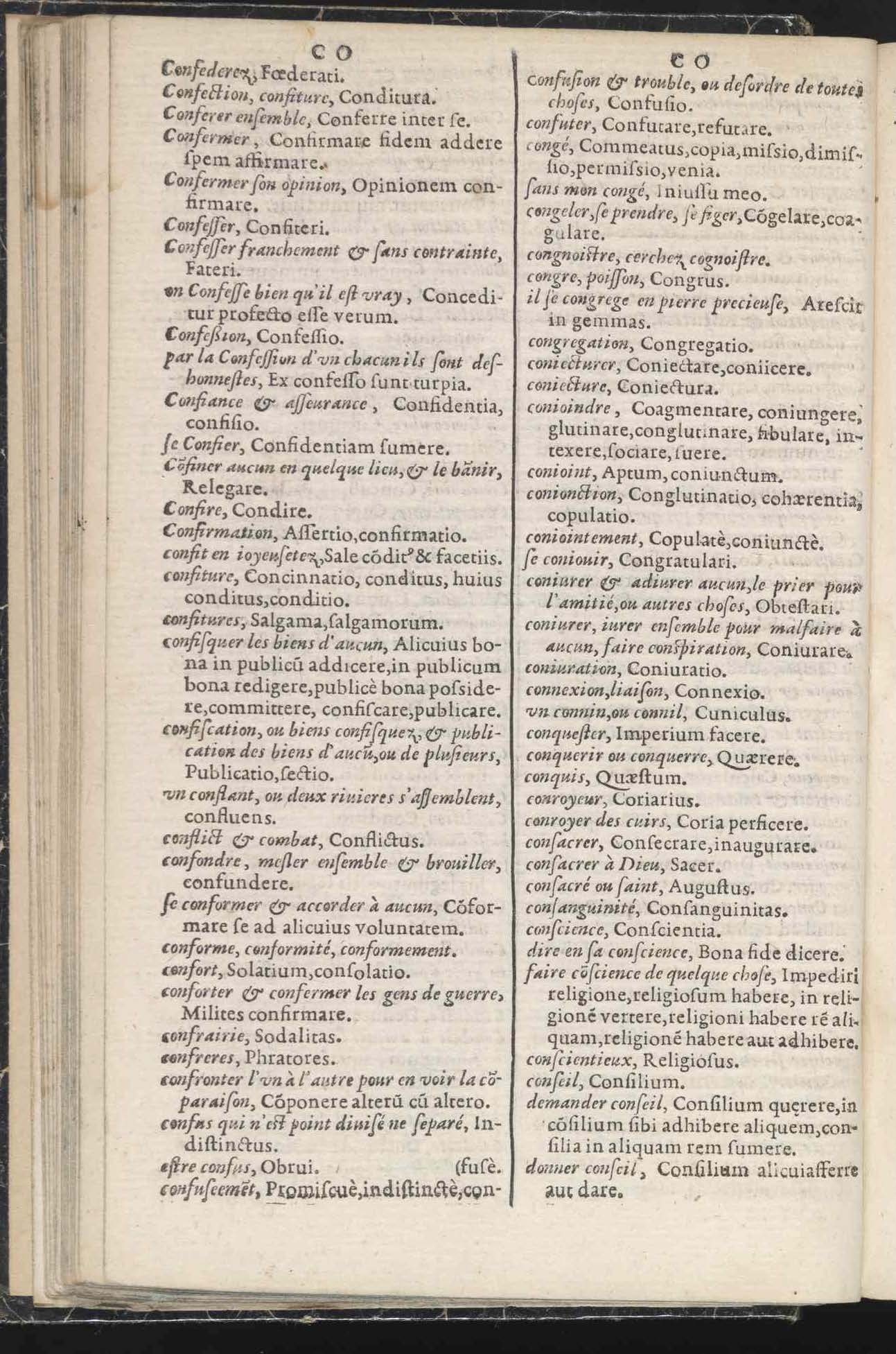1597 - Richard Aubert - Trésor des mots et traits français - Den Haag 1597 - Richard Aubert - Trésor des mots et traits français - Den Haag