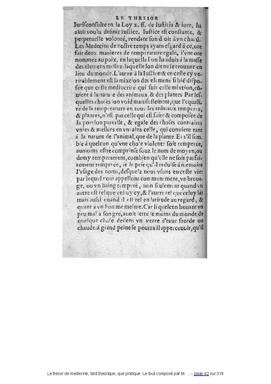 1560 - Pierre et Jan Moine - Trésor de médecine - Université Paris Cité